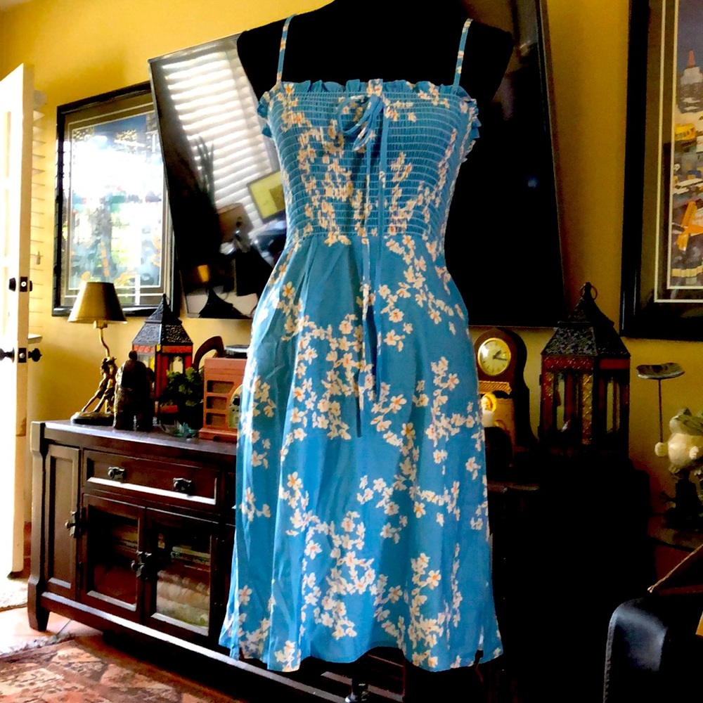 ZDAMSHOP HALTER SUNDRESS FLORAL! NWT! Size large